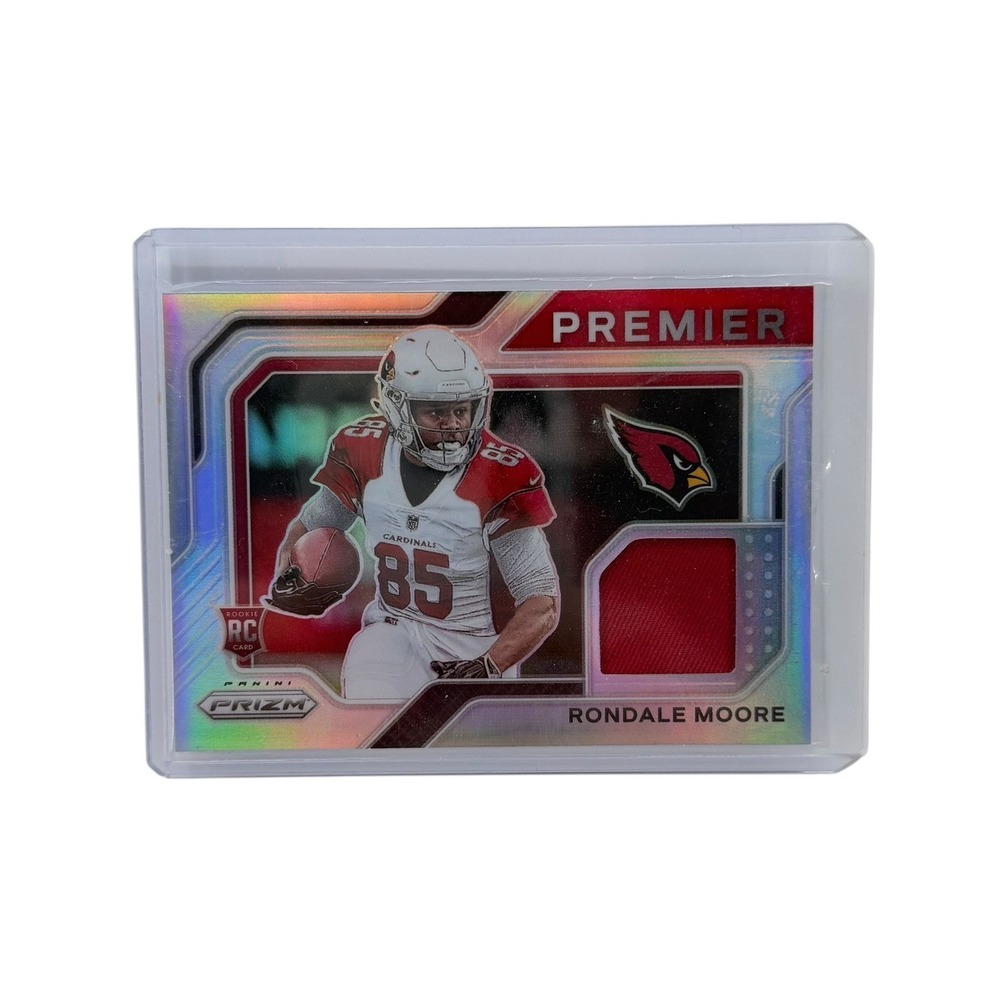 Rondale Moore 2021 Panini Prizm Premier Jersey Relic RC Silver Arizona Cardinals